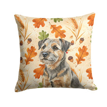 Load image into Gallery viewer, Grizzle and Tan Border Terrier Heirloom Fall Throw Pillow