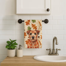 Load image into Gallery viewer, Red Border Terrier Heirloom Fall Kitchen Towel