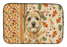 Load image into Gallery viewer, Wheaten Border Terrier Heirloom Fall Dish Drying Mat