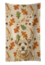 Load image into Gallery viewer, Wheaten Border Terrier Heirloom Fall Kitchen Towel