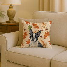 Load image into Gallery viewer, Boston Terrier Heirloom Fall Throw Pillow