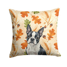 Load image into Gallery viewer, Boston Terrier Heirloom Fall Throw Pillow