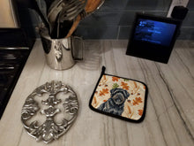 Load image into Gallery viewer, Bouvier des Flandres Heirloom Fall Pair of Pot Holders