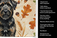 Load image into Gallery viewer, Brindle Bouvier des Flandres Heirloom Fall Kitchen Towel