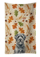 Load image into Gallery viewer, Gray Bouvier des Flandres Heirloom Fall Kitchen Towel