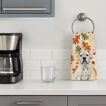 Load image into Gallery viewer, White Boxer Heirloom Fall Kitchen Towel
