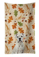 Load image into Gallery viewer, White Boxer Heirloom Fall Kitchen Towel