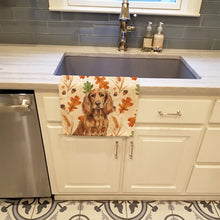 Load image into Gallery viewer, Boykin Spaniel Heirloom Fall Kitchen Towel