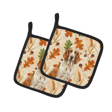 Load image into Gallery viewer, Bracco Italiano Heirloom Fall Pair of Pot Holders