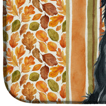 Load image into Gallery viewer, Black Briard Heirloom Fall Dish Drying Mat