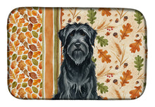 Load image into Gallery viewer, Black Briard Heirloom Fall Dish Drying Mat