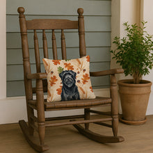 Load image into Gallery viewer, Black Briard Heirloom Fall Throw Pillow