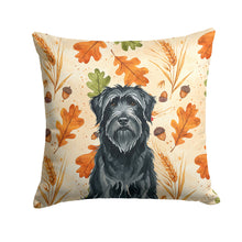 Load image into Gallery viewer, Black Briard Heirloom Fall Throw Pillow