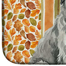 Load image into Gallery viewer, Gray Briard Heirloom Fall Dish Drying Mat