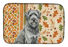 Load image into Gallery viewer, Gray Briard Heirloom Fall Dish Drying Mat