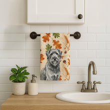 Load image into Gallery viewer, Gray Briard Heirloom Fall Kitchen Towel