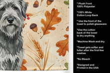 Load image into Gallery viewer, Gray Briard Heirloom Fall Kitchen Towel