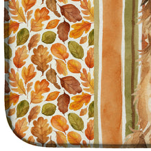 Load image into Gallery viewer, Tawny Briard Heirloom Fall Dish Drying Mat