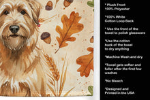 Load image into Gallery viewer, Tawny Briard Heirloom Fall Kitchen Towel