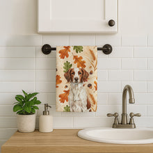 Load image into Gallery viewer, Liver and White Brittany Heirloom Fall Kitchen Towel