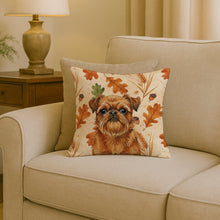 Load image into Gallery viewer, Belge Brussels Griffon Heirloom Fall Throw Pillow