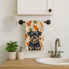 Load image into Gallery viewer, Black and Tan Brussels Griffon Heirloom Fall Kitchen Towel
