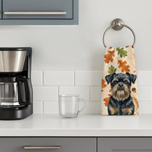 Load image into Gallery viewer, Black and Tan Brussels Griffon Heirloom Fall Kitchen Towel