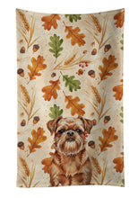 Load image into Gallery viewer, Red Brussels Griffon Heirloom Fall Kitchen Towel