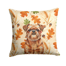 Load image into Gallery viewer, Red Brussels Griffon Heirloom Fall Throw Pillow