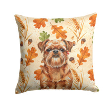 Load image into Gallery viewer, Red Brussels Griffon Heirloom Fall Throw Pillow