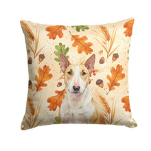 Load image into Gallery viewer, Fawn and White Bull Terrier Heirloom Fall Throw Pillow