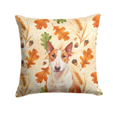 Load image into Gallery viewer, Red and White Bull Terrier Heirloom Fall Throw Pillow