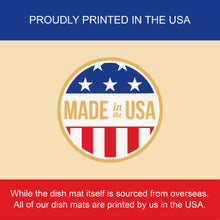 Load image into Gallery viewer, White Bull Terrier Heirloom Fall Dish Drying Mat