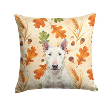 Load image into Gallery viewer, White Bull Terrier Heirloom Fall Throw Pillow