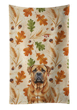 Load image into Gallery viewer, Red Bullmastiff Heirloom Fall Kitchen Towel