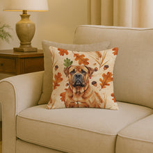 Load image into Gallery viewer, Red Bullmastiff Heirloom Fall Throw Pillow