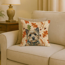 Load image into Gallery viewer, Cairn Terrier Heirloom Fall Throw Pillow