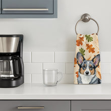 Load image into Gallery viewer, Blue Merle Cardigan Welsh Corgi Heirloom Fall Kitchen Towel
