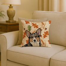 Load image into Gallery viewer, Brindle Cardigan Welsh Corgi Heirloom Fall Throw Pillow