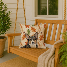 Load image into Gallery viewer, Brindle Cardigan Welsh Corgi Heirloom Fall Throw Pillow
