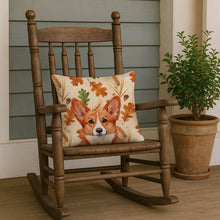 Load image into Gallery viewer, Red Cardigan Welsh Corgi Heirloom Fall Throw Pillow