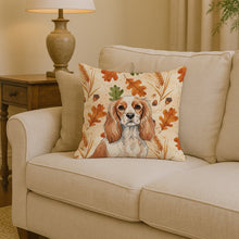 Load image into Gallery viewer, Blenheim Cavalier Spaniel Heirloom Fall Throw Pillow