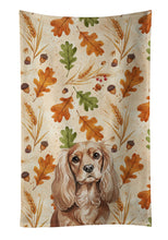Load image into Gallery viewer, Ruby Cavalier Spaniel Heirloom Fall Kitchen Towel