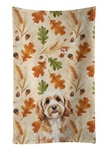 Load image into Gallery viewer, Cavapoo Heirloom Fall Kitchen Towel