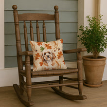 Load image into Gallery viewer, Cavapoo Heirloom Fall Throw Pillow