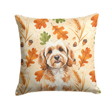 Load image into Gallery viewer, Cavapoo Heirloom Fall Throw Pillow