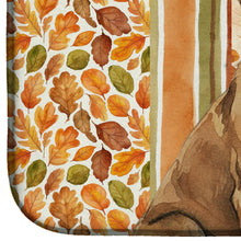 Load image into Gallery viewer, Chesapeake Bay Retriever Heirloom Fall Dish Drying Mat