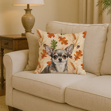 Load image into Gallery viewer, Chihuahua Heirloom Fall Throw Pillow