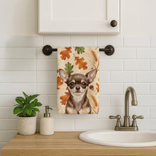 Load image into Gallery viewer, Chocolate Chihuahua Heirloom Fall Kitchen Towel