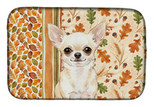 Load image into Gallery viewer, Cream Chihuahua Heirloom Fall Dish Drying Mat